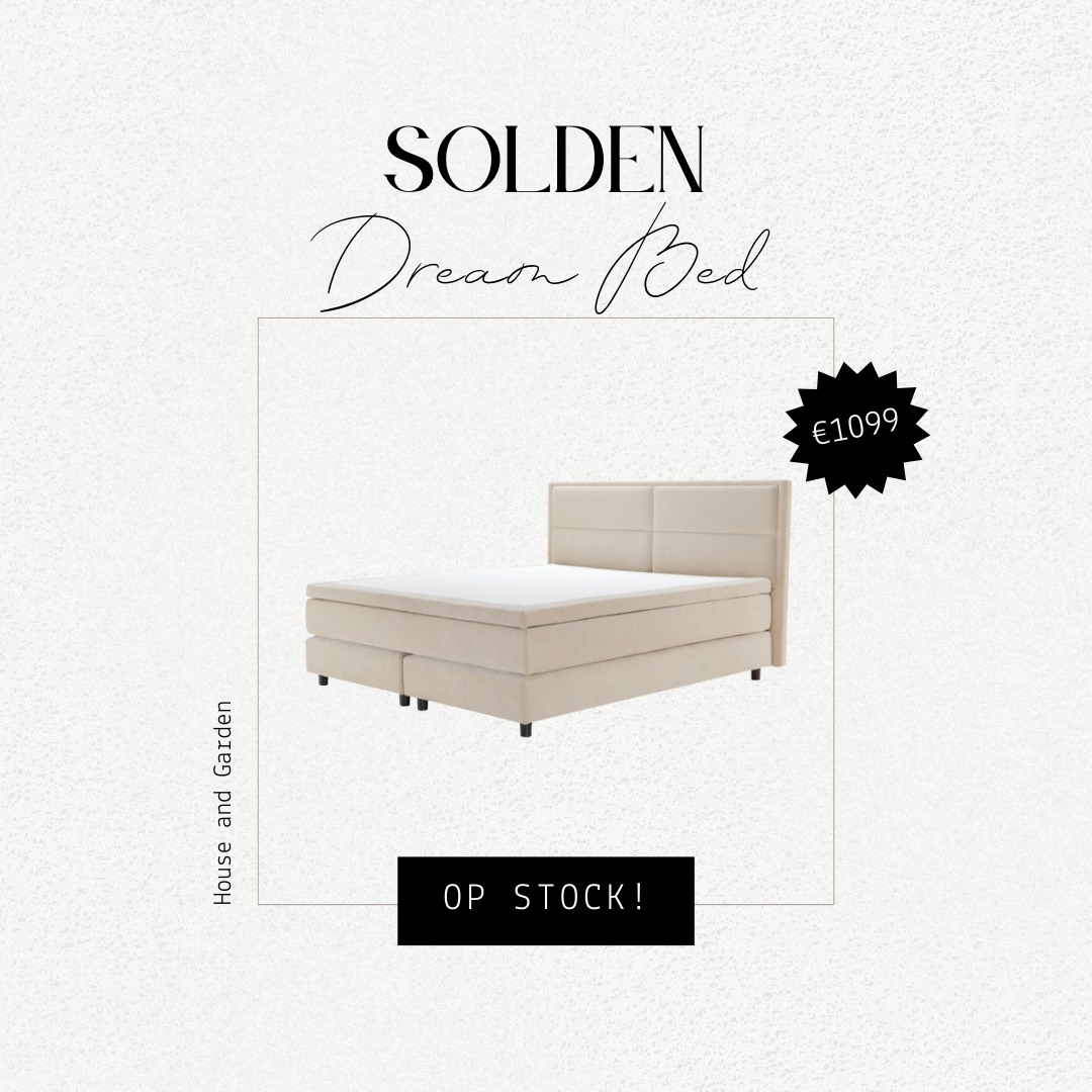 Een bed om van te dromen, ontdek het bed Dream in onze toonzaal. ☁️

Verkrijgbaar in 160 of 180 cm (= + €100) en in twee kleuren (beige of grijs).